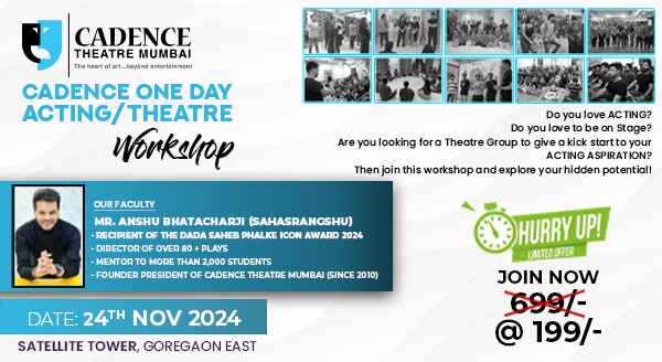 CADENCE ONE DAY ACTING/THEATRE WORKSHOP